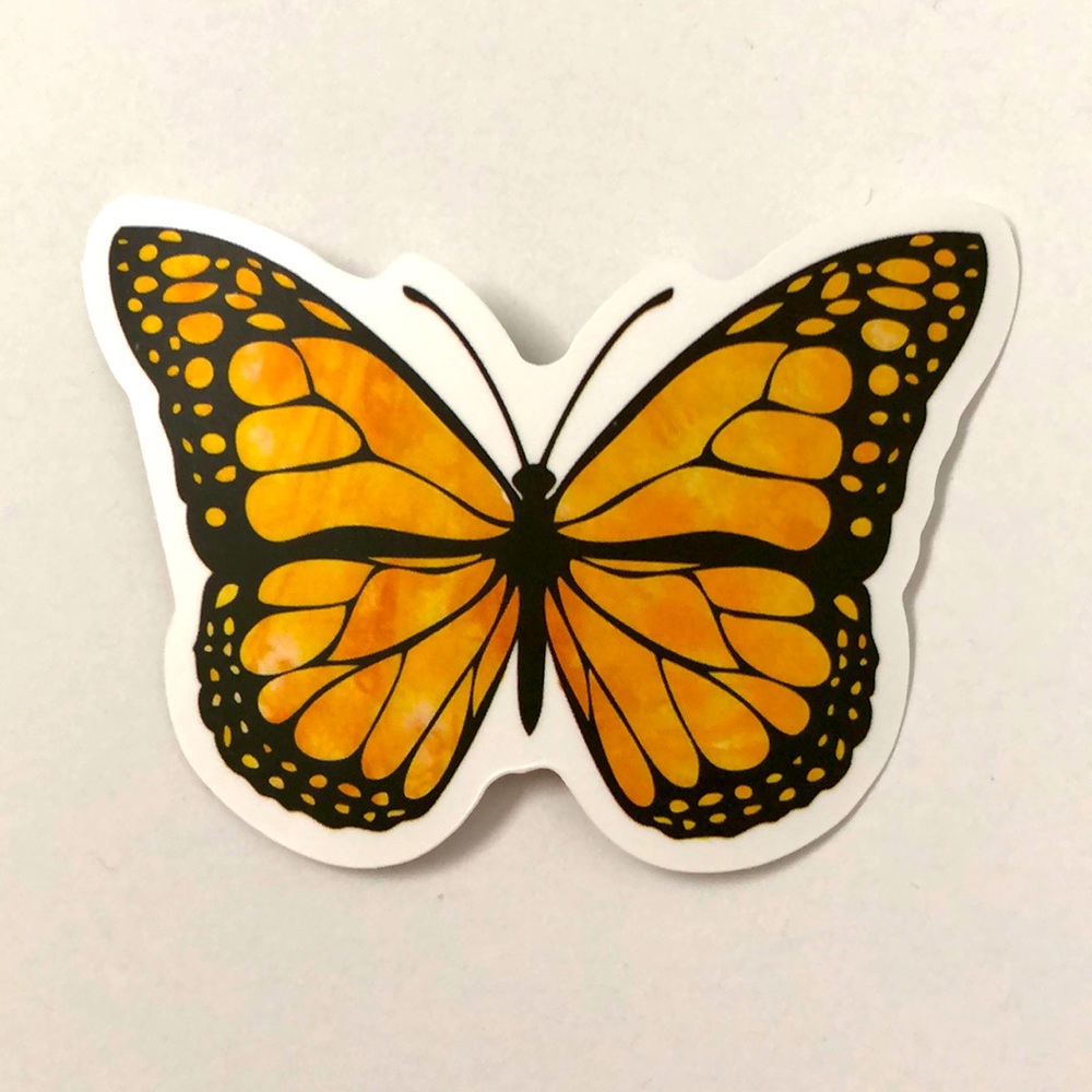 3/$5 of DIFFERENT stickers with this 1 OR make your own bundle BUTTERFLY golden - Picture 1 of 8